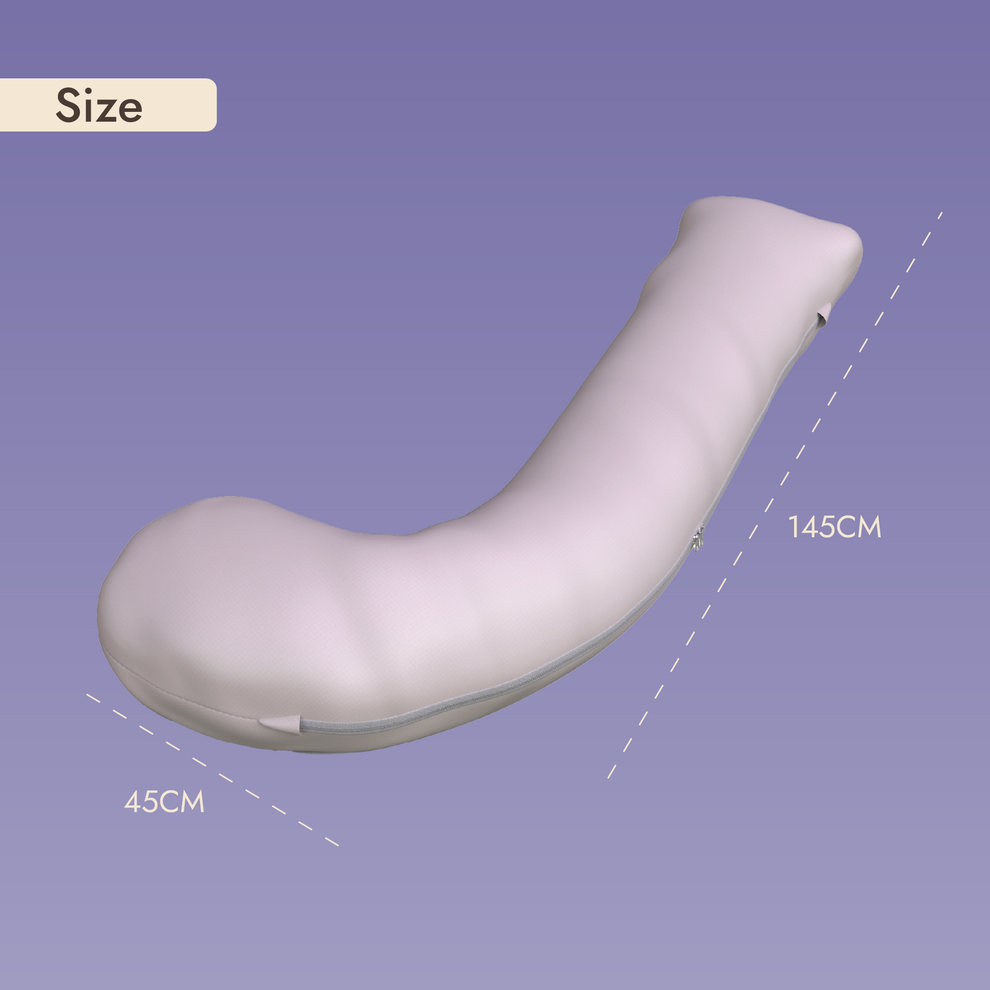 J-Shaped Pregnancy Pillow
