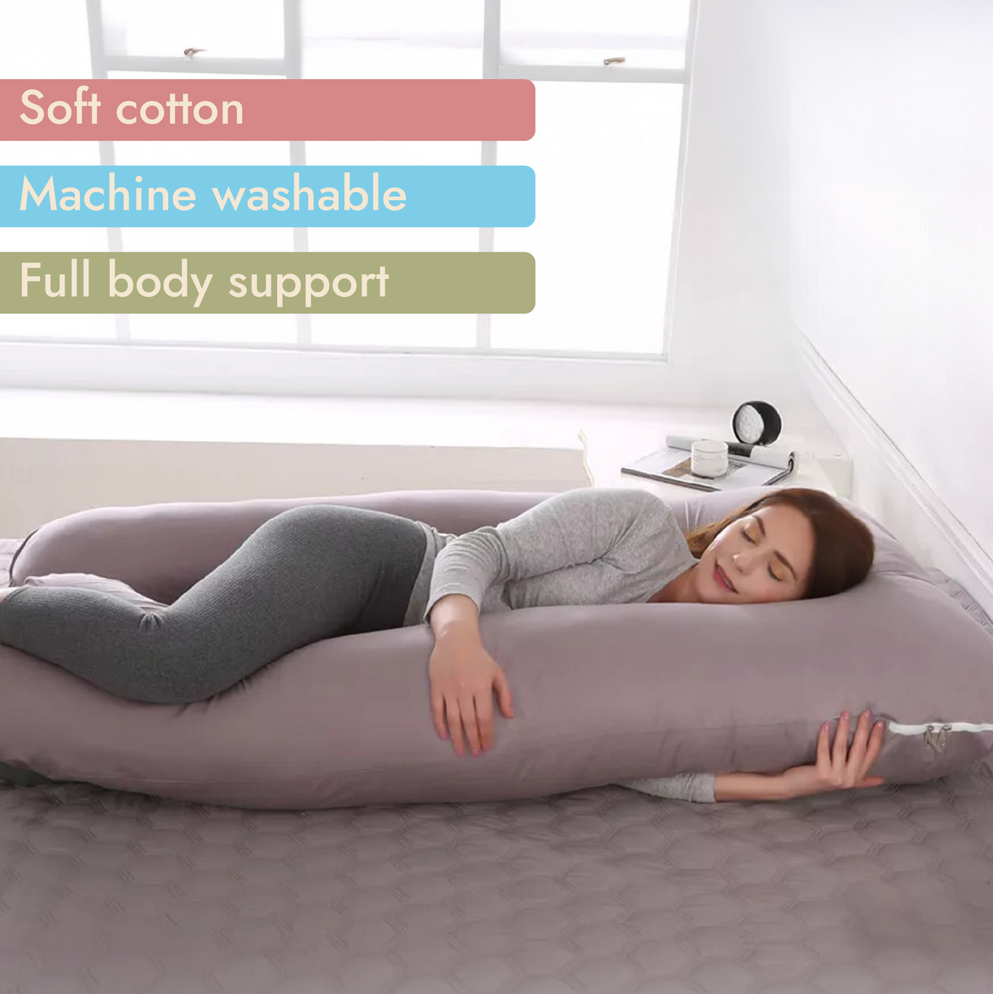 U-Shaped Pregnancy Pillow