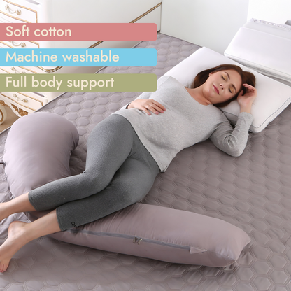 J-Shaped Pregnancy Pillow